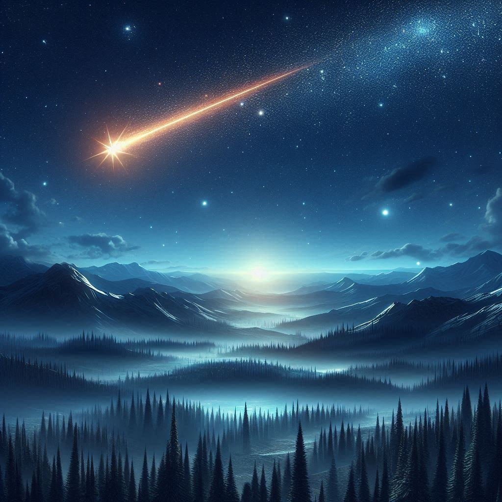 What is the spiritual meaning of a shooting star?