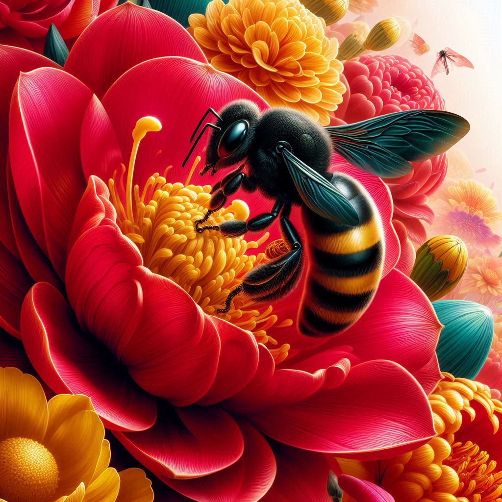 What is the spiritual significance of black bees